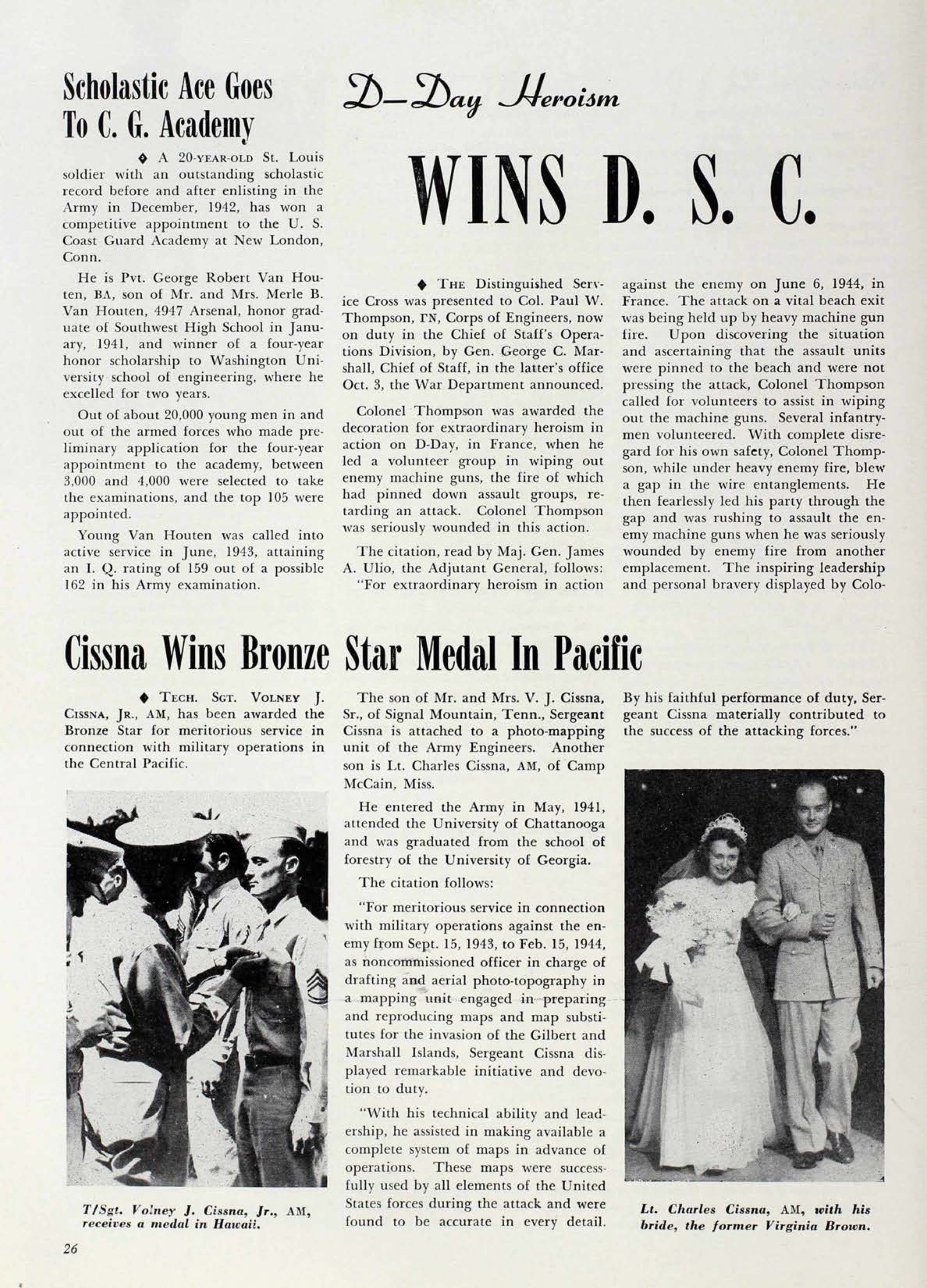 Scholastic Ace Goes To C. G. Academy